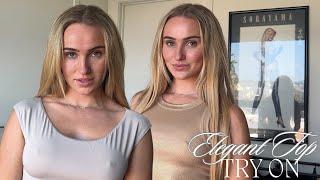 Elegant Tops Try On