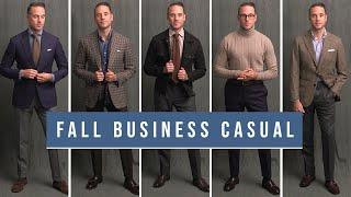 5 Stylish Business Casual Outfits For Fall | Men's Smart Casual Outfit Ideas