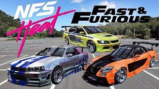 Need For Speed Heat - Fast and Furious Cars