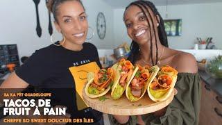 GUADELOUPE VLOG #6 : TACOS DE FRUIT A PAIN, CHODO ET CHOCOLAT MARTINIQUAIS AVEC DU FRUIT A PAIN  !