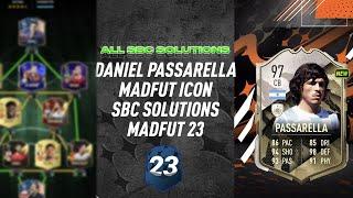 DANIEL PASSARELLA | ALL 16 SBCS | MadFUT Icon SBC SOLUTIONS | MadFUT 23