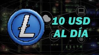 Como ganar 10 dolares al dia | Mineria de litecoin en la nube