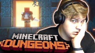 ПЯТЁРКА РЕАГИРУЕТ НА ГЕЙМПЛЕЙ MINECRAFT DUNGEONS