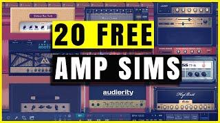 20 free Guitar Amp Sim Plugins Worth Checking Out