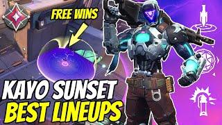 Top 20 Kayo Sunset Lineups - Must Know Tricks Valorant