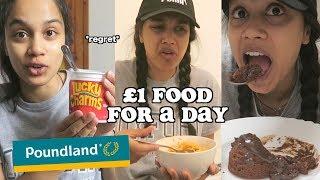 trying poundland food for a day | clickfortaz