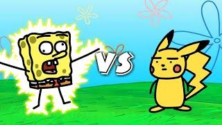 SPONGEBOB vs PIKACHU