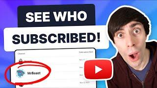 How to See Your Subscribers on Youtube in 2022 - Quick & Easy!