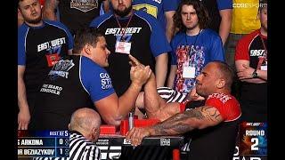 Leonidas Arkona vs Schoolboy 3-2. Armwrestling