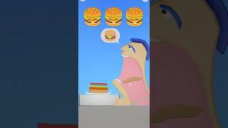 Eating simulator Berger  #eating #simulator #berger #hotdog #food #challenge #shorts #funny #fun