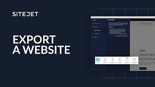 Sitejet - Export a Website