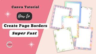 Canva Hack to Create a Page Border Fast