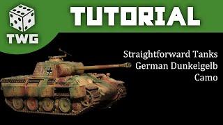 Bolt Action Tutorial: How To Paint WW2 German Dunkelgelb Camo -  Panther