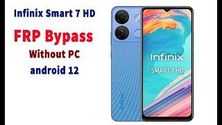 infinix Smart 7 HD android 12 frp bypass xshare sharing app installing ok