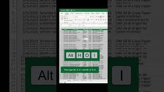 Quickly Resize Columns and Rows in Excel