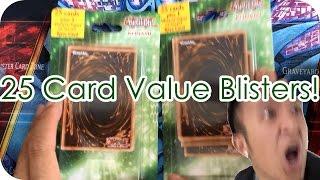 Yugioh 25-Cards +1 Value Blister Pack Opening!