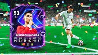 IS 93 FLASHBACK CRISTIANO RONALDO WORTH IT?!  FC 25 ULTIMATE TEAM SBC PLAYER REVIEW