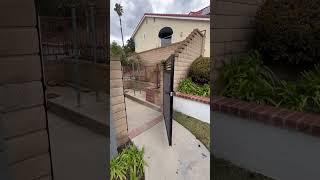 Side gate, composite and steel with top styling, self closing