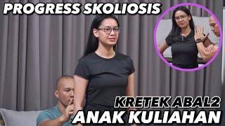 KRETEK ABAL2 CEWE SKOLIOSIS, HASILNYA BAGUS BGT! 