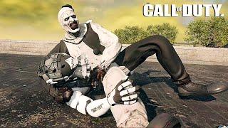 Terrifier Art The Clown With Finishing Moves From BO6, MW3 And 2 - Call Of Duty Finishers