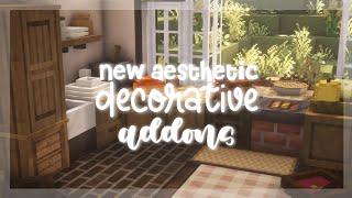  top 5 new aesthetic decorative addons  minecraft pe and be