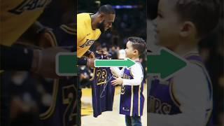 LeBron's Heartfelt Moment With Little Fan||Must Watch || #lebron​ #shorts​