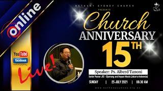 Ps. Alberd Tanoni - Ibadah Online - 25 July 2021 - Bethany Sydney