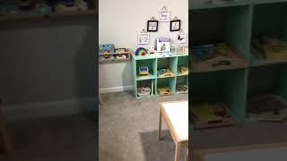 Spring inspired Montessori room makeover