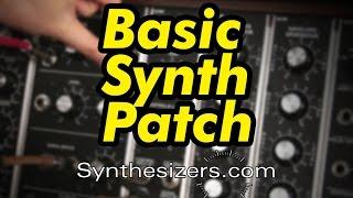 Basic synth patch demonstration - Synthesizers.com