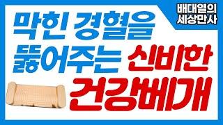 막힌 경혈을 뚫어주는 신비한 건강베개