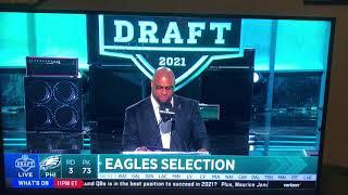 Philadelphia eagles select Milton Williams