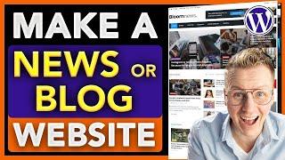  Create a Professional Blog or News Website – Step-by-Step WordPress Tutorial!