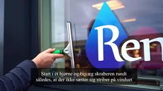 How to clean your windows like a professional / Hvordan vasker man vinduer?