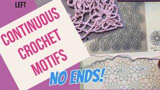 How to Crochet Continuous Motifs! (Left)