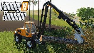 ЗАГОТОВКА ДРЕВЕСИНЫ В FARMING SIMULATOR 19