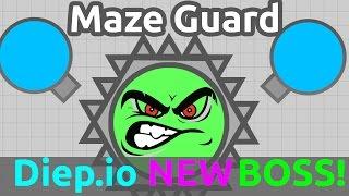 [NEW] MAZE GUARD BOSS DIEP.iO | NEW GREEN BOSS IDEA! Ep.4