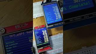 ILI9341 8-bit parallel vs SPI on ESP32-S3, TST_eSPI Benchmark test