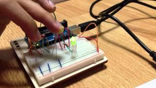 Arduino Starter Kit - Project 4 Color Mixing Lamp (Enhanced)
