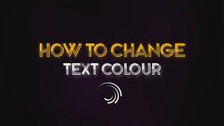 how to change text colour️ | Alight Motion  | Alight motion tutorial #shorts #ytshorts #textfonts