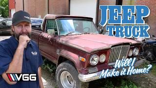 Forgotten Buick Powered Jeep Truck - Will It RUN AND DRIVE 350 Miles Home?