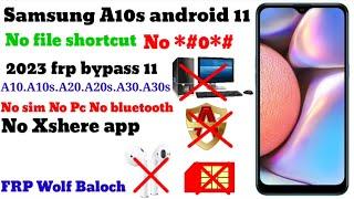 samsung a10s frp bypass without pc 2023 A10s.A20.A20sA30.A30s frp bypass no sim no aliance