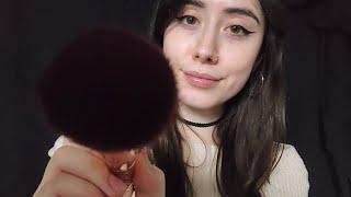 ASMR | Gently Brushing Your Face and Giving You a Pep Talk (Soft-Spoken)