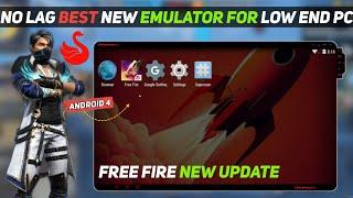 NO Lag Best New Emulator For Free Fire Low End PC |  Best Emulator For Free Fire 2024