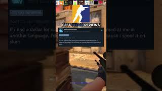 Best Steam Reviews of CS 2 #shorts #csgo