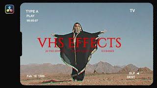 VHS Effects: DaVinci Resolve pack