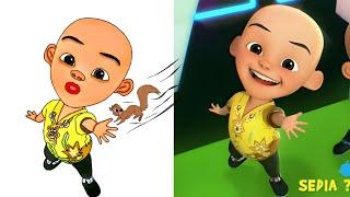 Upin & lpin - Goyang Upin & lpin [Music Video] Funny drawing Meme