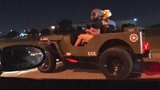 180MPH STREET RACE - LSX Willys & Z06 Corvette