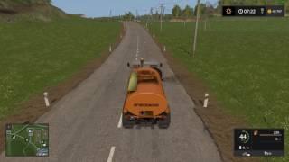 Farming Simulator 2017 тест мода КамАЗ 43101топливозаправщик