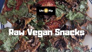 Raw vegan dehydrated savory family snacks!