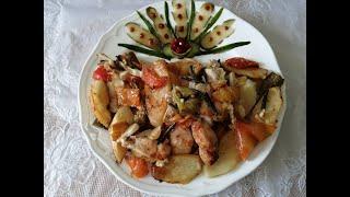 Куриная Грудка с овощами!Нежная и сочная ! /chicken breast with vegetables